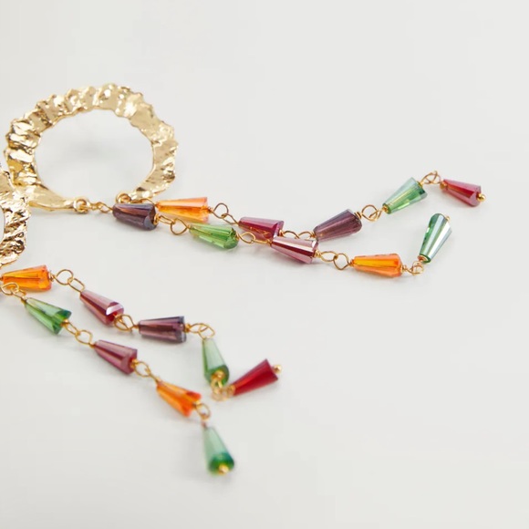Mango pendant crystals earrings - Picture 2 of 2